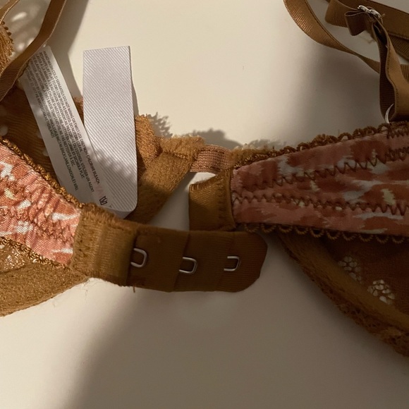 NWT Urban Outfitters Out From Under Brown Mesh Bra - Picture 4 of 7